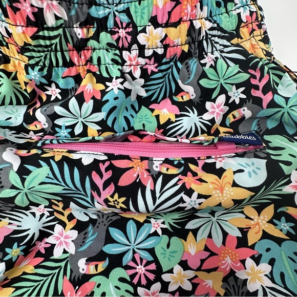 Chubbies Swim Trunks Floral Hawaiian Tropical Beach Bathing Suit Mens Large - Picture 6 of 8